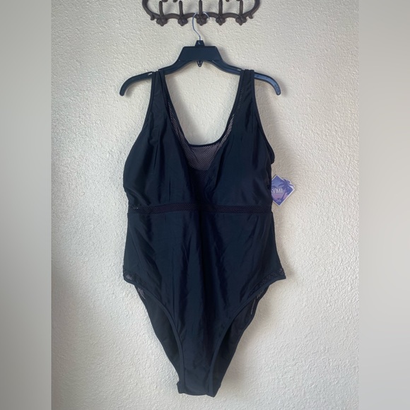 YMI one piece swimsuit‎ with mesh panels - Picture 1 of 11